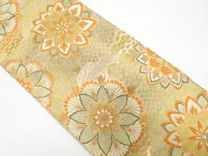 アンティーク　華紋模様織り出し袋帯(材料)